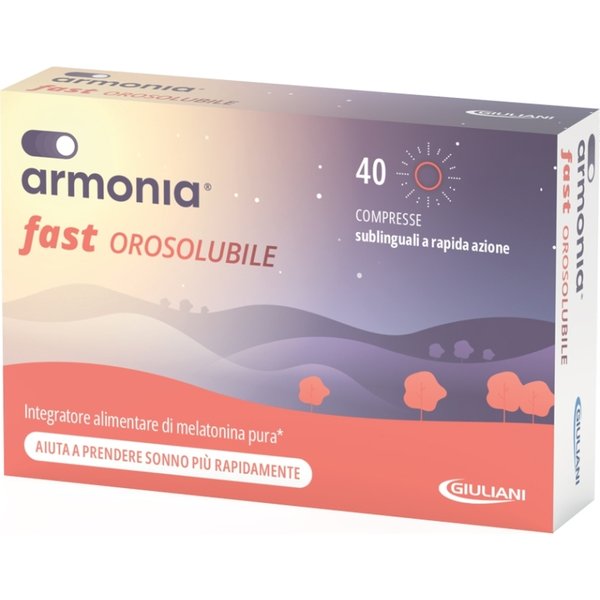 Armonia Fast Orosolubile 40 compresse sublinguali Integratore per favorire il sonno-image