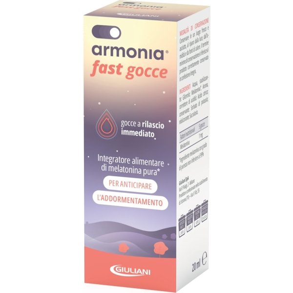 Armonia Fast 1 Mg Gocce 20 Ml - Integratore Di Melatonina-image