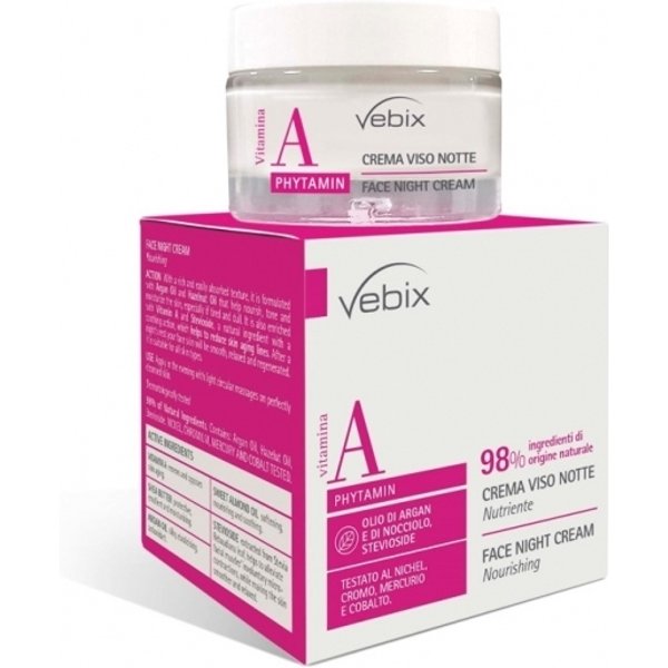Vebix Phytamin A - Crema Viso Notte Nutriente Per Pelle Normale 50 Ml-image