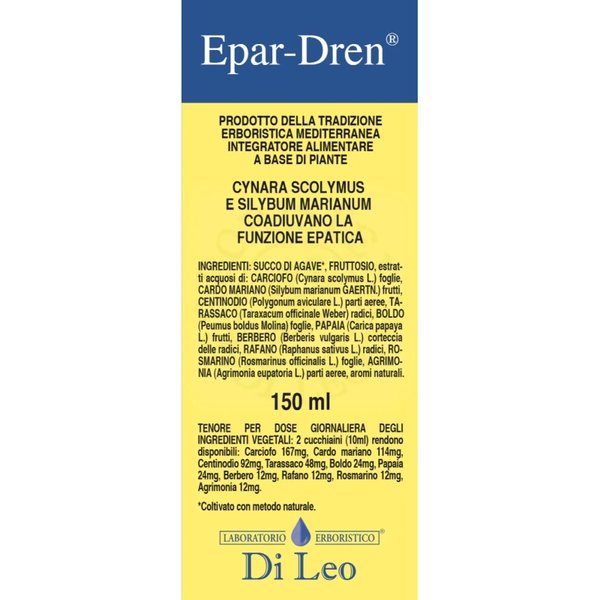 Epar-Dren 150 Ml - Integratore Depurativo Per Il Fegato-image