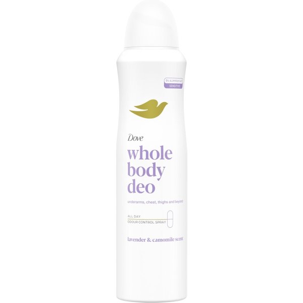Dove Whole Body Deo Lavanda E Camomilla - Deodorante Spray Corpo 150 Ml-image