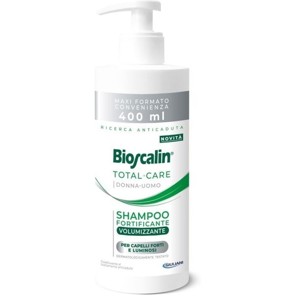 Giuliani Bioscalin Total Care Donna-Uomo Shampoo Fortificante Volumizzante 400 Ml-image