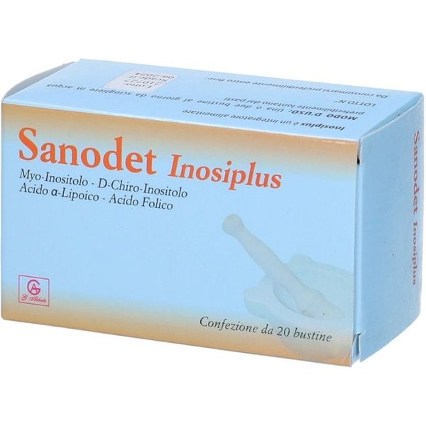Sanodet Inosiplus Bustine 20 Bustine - Integratore Per Insulino Resistenza-image