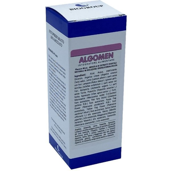 Algomen Soluzione Idroalcolica 50 Ml - Integratore Per Il Ciclo Mestruale-image