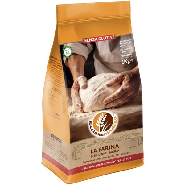 Riccione Piadina Riccione - Preparato Per Pane, Pizza E Pinsa Senza Glutine 1 Kg-image