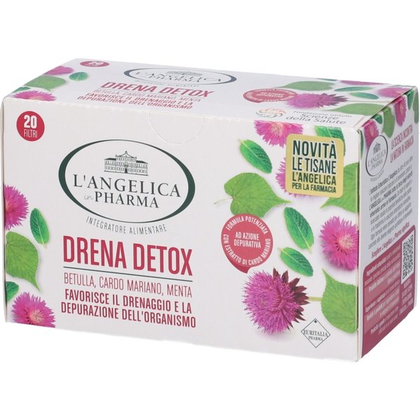 L'angelica Pharma Drena Detox 20 Filtri - Tisana Depurativa E Drenante-image