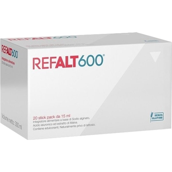 Refalt 600 - Integratore Per Il Benessere Del Sistema Digerente 20 Stick-image