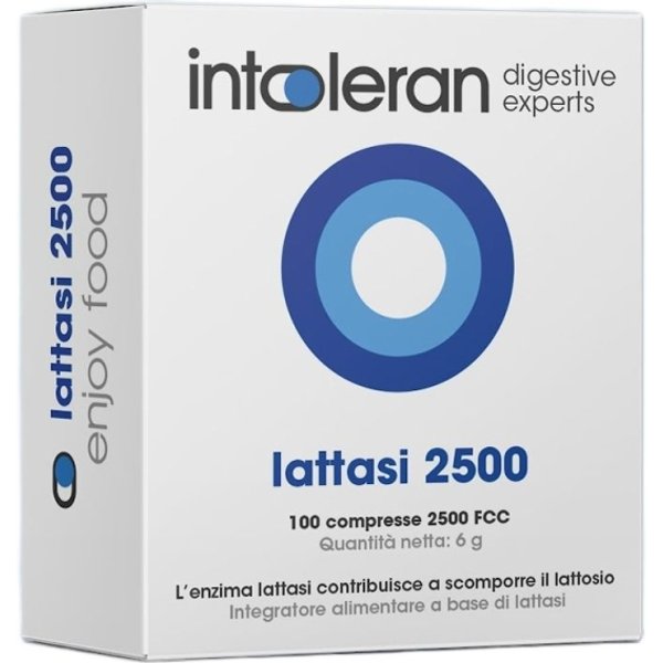 Lattasi 2500 - Integratore Per La Digestione Del Lattosio 100 Compresse-image