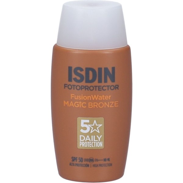 Isdin Isdin Crema Solare Viso Colorata 50 Spf Fusion Water Magic Bronze Fotoprotector Protezione Molto Alta 50 Ml-image