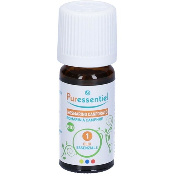 Puressentiel Olio Essenziale Rosmarino Canforato Bio 10 Ml - Integratore Per Le Funzioni Epatiche-image