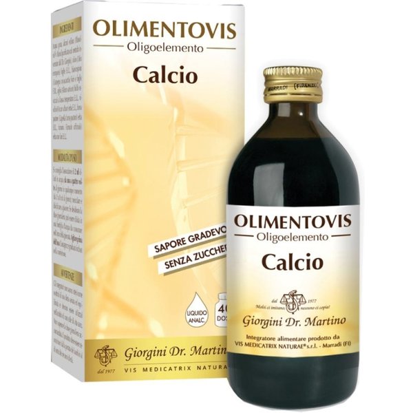 Olimentovis Calcio 200 Ml - Integratore Per Le Ossa I Denti E La Funzione Muscolare-image