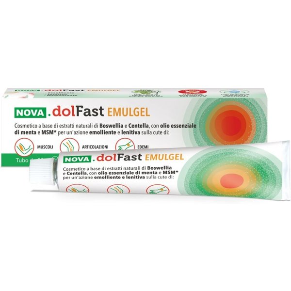 Nova.Dolfast Emulgel - Emulsione Gel Per Muscoli, Articolazioni Ed Edemi 50 Ml-image