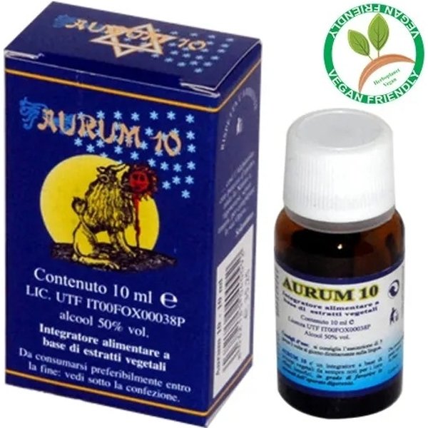 Aurum 10 Gocce 10 Ml - Integratore A Base Di Estratti Vegetali-image