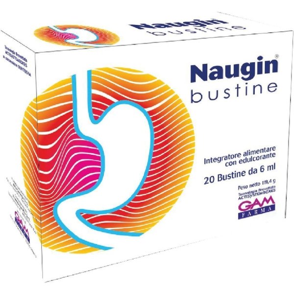 Naugin 20 Bustine Da 6 Ml - Integratore Per La Funzione Digestiva-image