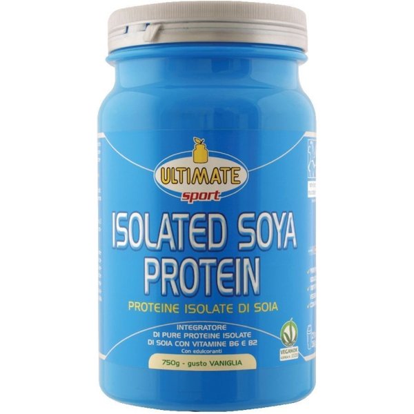 Ultimate Italia Isolated Soya Protein Gusto Vaniglia 750 Gr - Integratore Per Il Tono Muscolare-image