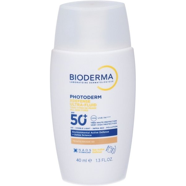 Naos Bioderma Crema Solare Viso 50+ Spf Photoderm Xdefense Ultra-Fluid Tinta 03 Protezione Molto Alta 40 Ml-image