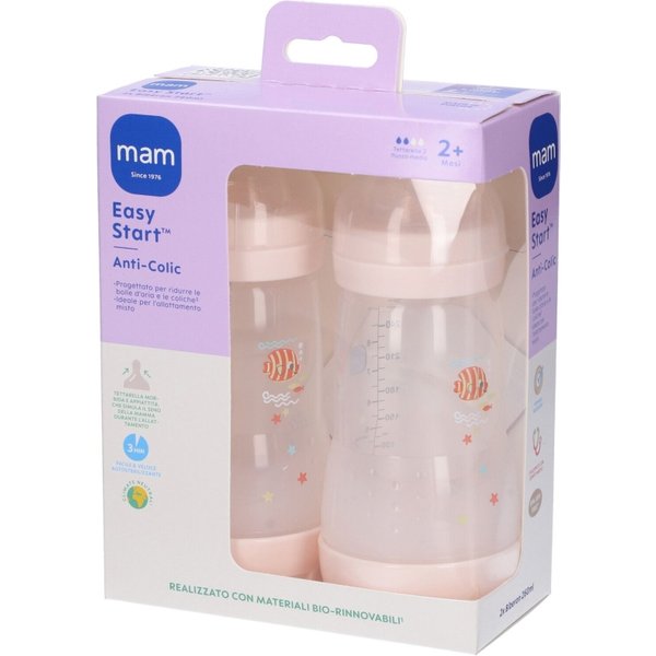 MAM Easy Start Anti-Colic - 2 Biberon Da 260 Ml-image