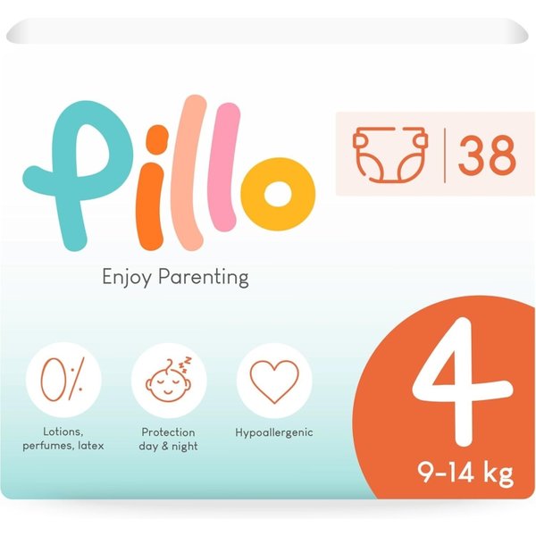 Pillo Premium 38 Pannolini Taglia 4 - Maxi (9-14 Kg)-image