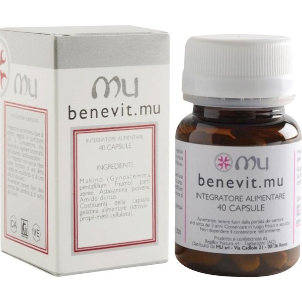 Benevit Mu 40 Capsule - Integratore Adattogeno E Antiossidante-image