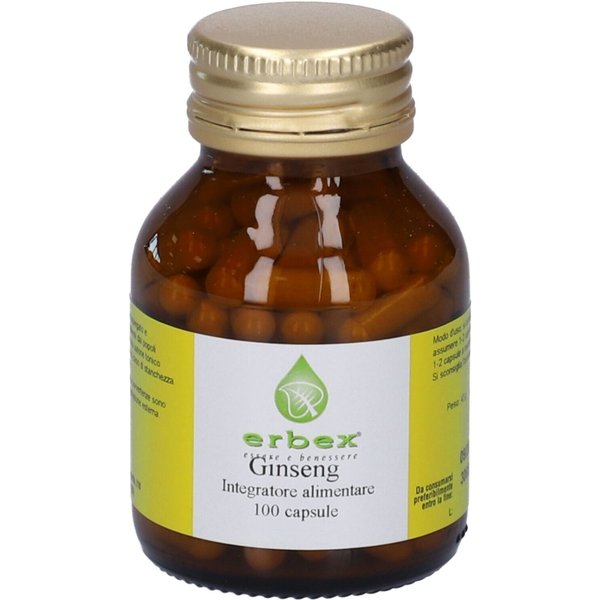 Ginseng 100 Capsule - Integratore Per Stanchezza Fisica E Mentale-image