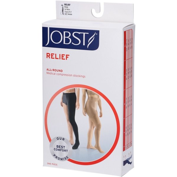 Essity Jobst - Calza Compressiva Medicale Sinistra (20-30 Mmhg) - Taglia Media Beige-image