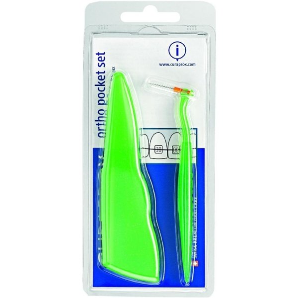 Curaden Ag Curaprox Ortho Pocket Set - Kit Igiene Orale Per Apparecchio Ortodontico-image