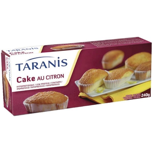 Dmf Dietetic Metabolic Food Taranis - Plum-Cake Aproteici Al Limone 6 X 40 Gr-image
