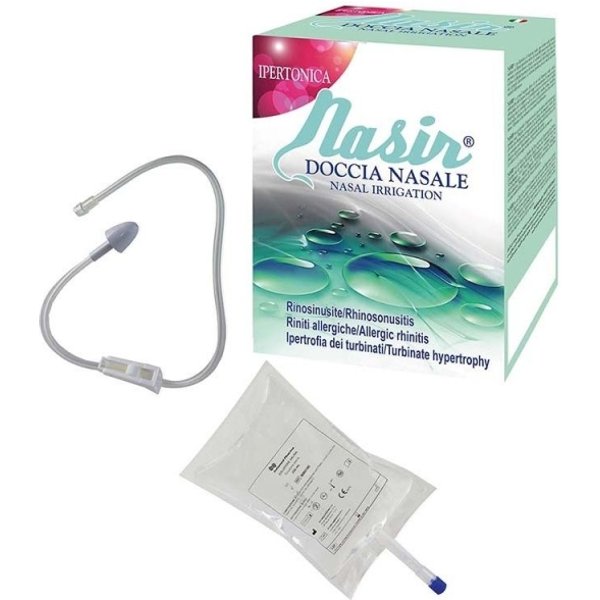 Nasir Doccia Nasale - 2 Sacche Da 250 Ml Di Soluzione Isotonica + 1 Deflussore-image