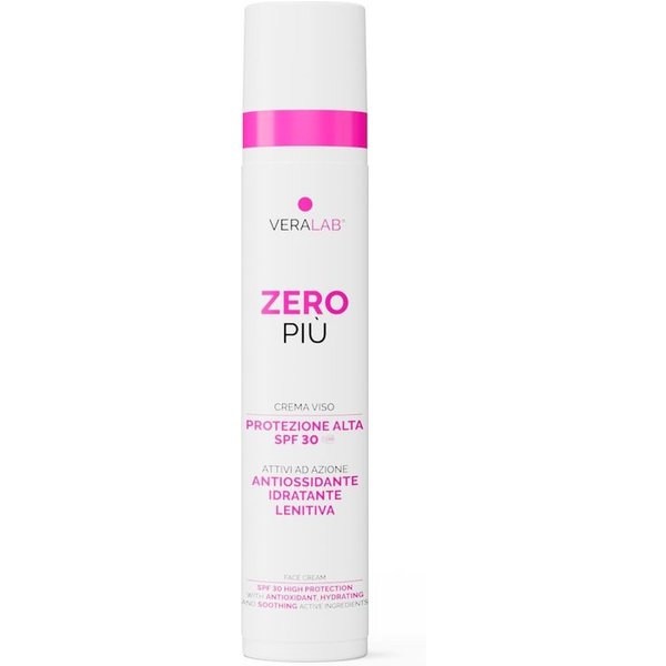 Veralab Crema Solare Viso 30 Spf Idratante E Protettiva Zero Più Protezione Alta 50 Ml-image