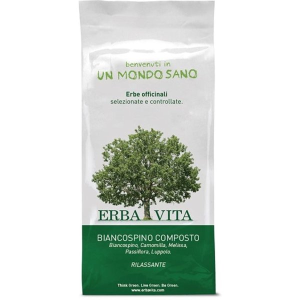 Erba Vita Erbe Officinali Biancospino Composto Tisana 100 Gr-image