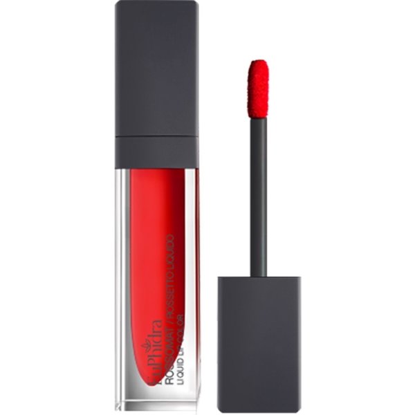 Zeta Farmaceutici Spa Euphidra Rossomat - Rossetto Liquido Opaco No Transfer N. MR05 Lolita-image