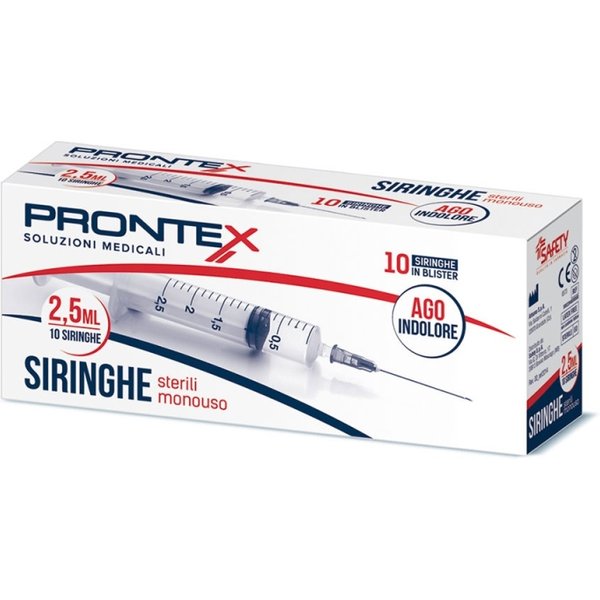 Prontex 2,5 Ml - Siringhe Sterili Monouso 10 Siringhe-image