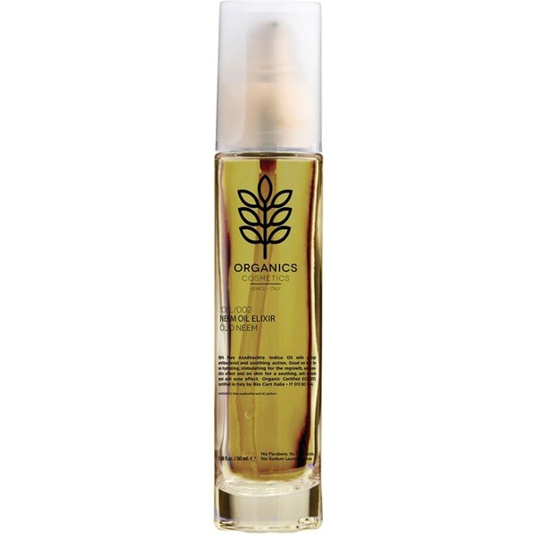 Organics Pharm Neem Oil Elixir - Olio Di Neem Puro Antibatterico E Lenitivo Per Pelle E Capelli 50 Ml-image