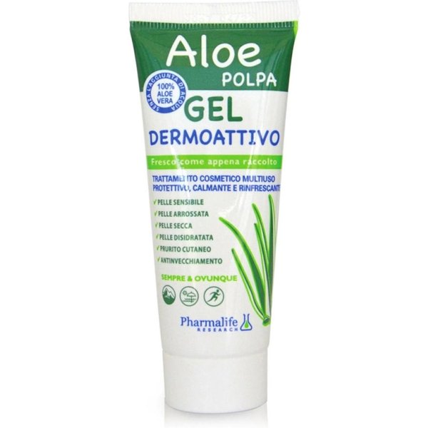 Pharmalife Research Aloe Polpa Gel Dermoattivo - Trattamento Corpo Multiuso Idratante Protettivo Rinfrescante Per Pelli Sensibili 200 Ml-image
