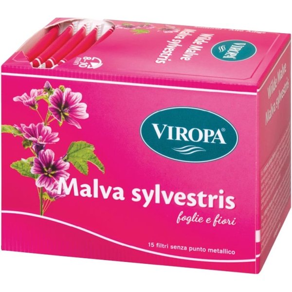 Viropa Malva Sylvestris - Tisana Con Fiori E Foglie Per Il Benessere Quotidiano 15 Filtri-image