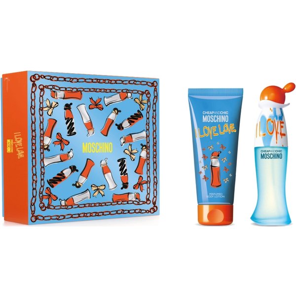 Moschino Cofanetto Cheap And Chip I Love Love - Eau De Toilette 50 Ml + Lozione Corpo 100 Ml-image