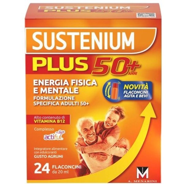 Sustenium Plus 50+ - Integratore Per La Stanchezza E Lo Stress Ossidativo 24 Flaconcini-image