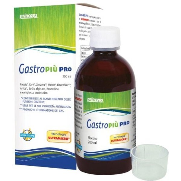 Gastropiù Pro 200 Ml - Integratore Per La Digestione, La Nausea E I Gas-image