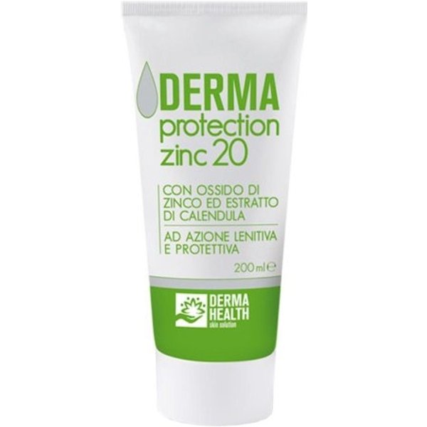 Derma Health Derma Protection Zinc 20 - Crema Protettiva Lenitiva Emolliente Per Pelli Delicate E Irritate 200 Ml-image