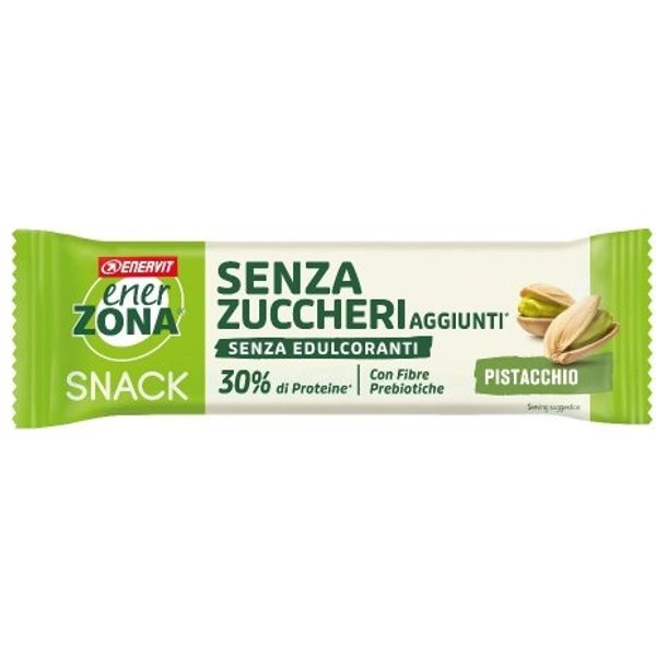 Enervit Ener Zona - Barretta Proteica Al Pistacchio E Cioccolato Bianco Senza Glutine 27 Gr-image