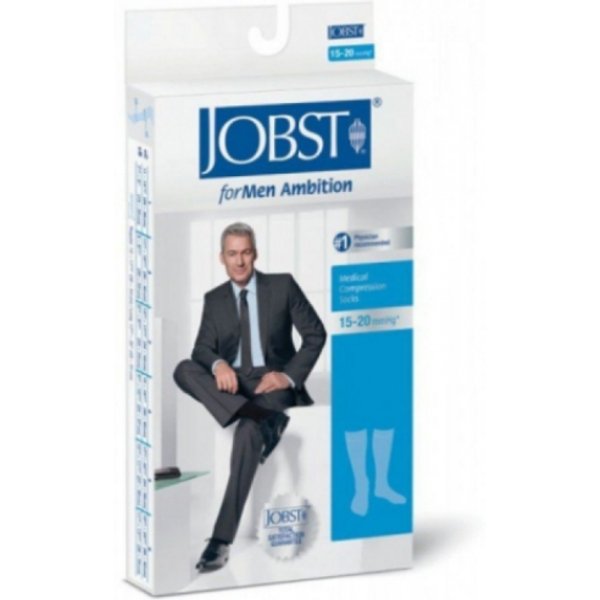 Essity Jobst Calza Compressiva 15-20 Mmhg Gambaletto Colore Bordeaux Taglia 2-image