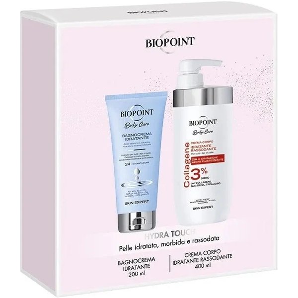 Biopoint Body Care - Crema Corpo Idratante Rassodante 400 Ml E Bagnocrema Idratante 200 Ml-image