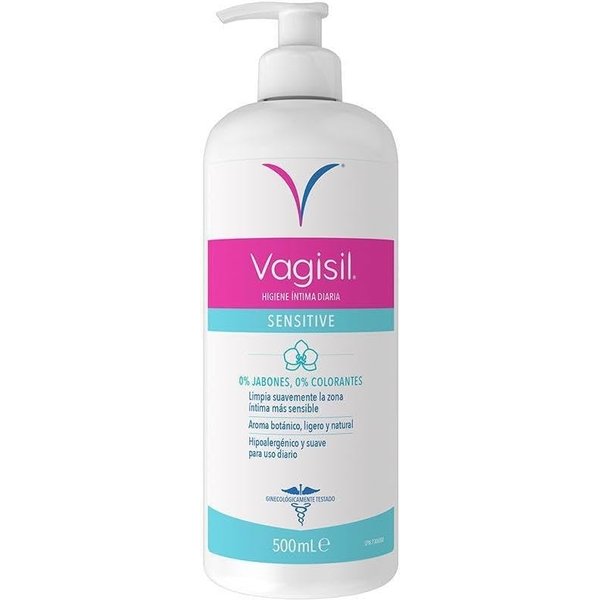 Vagisil Sensitive - Detergente Intimo Delicato, Senza Sapone E Coloranti 500 Ml-image