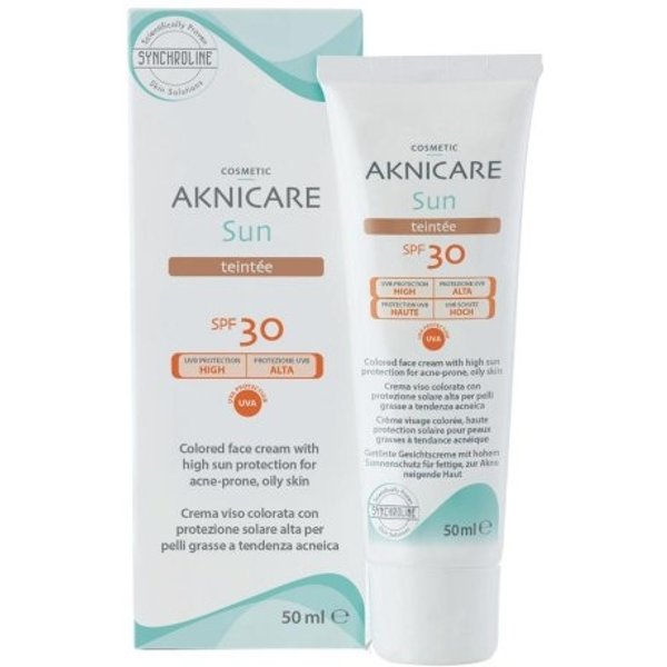 General Topics Crema Solare Viso 30 SPF Aknicare Sun TeintéE Protezione Alta 50 Ml-image
