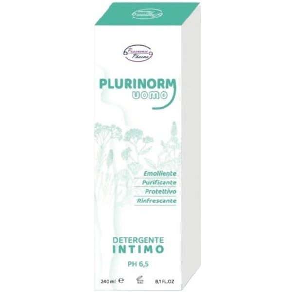 Praevenio Pharma Plurinorm Uomo - Detergente Intimo Ph 6.5 Lenitivo E Protettivo 240 Ml-image