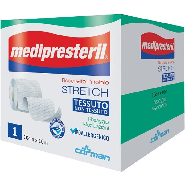 Medipresteril Stretch - Rocchetto In Rotolo Per Fissaggio Medicazioni 10 Cm X 10 M-image