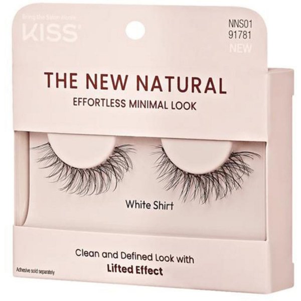 Kiss The New Natural White Shirt - 1 Paio Di Ciglia Finte-image