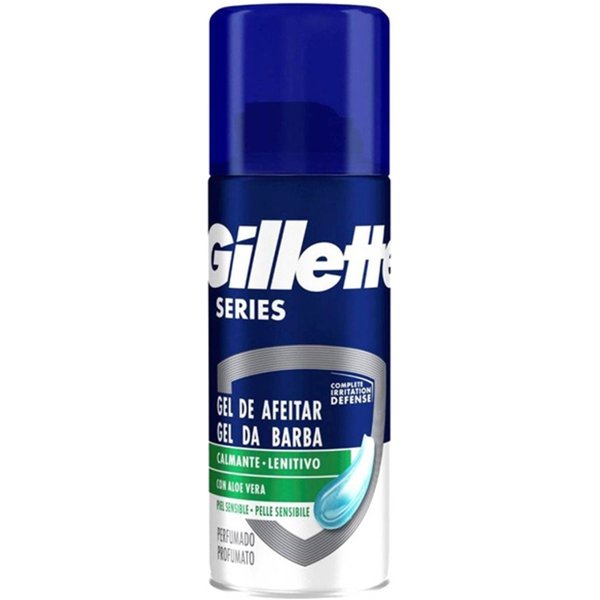 Gillette Series Sensitive Mini - Gel Da Barba Per Uomo Lenitivo E Idratante Con Aloe Vera 75 Ml-image