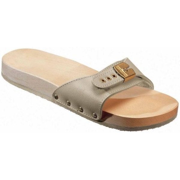 Scholl Pescura Flat Original Bycast Unisex - Zoccolo In Legno Taglia 42 Sabbia-image