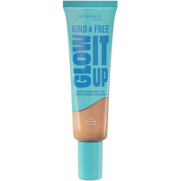 Coty Inc. Rimmel Kind & Free Glow It Up - Fondotinta Liquido N. 200 Soft Beige-image